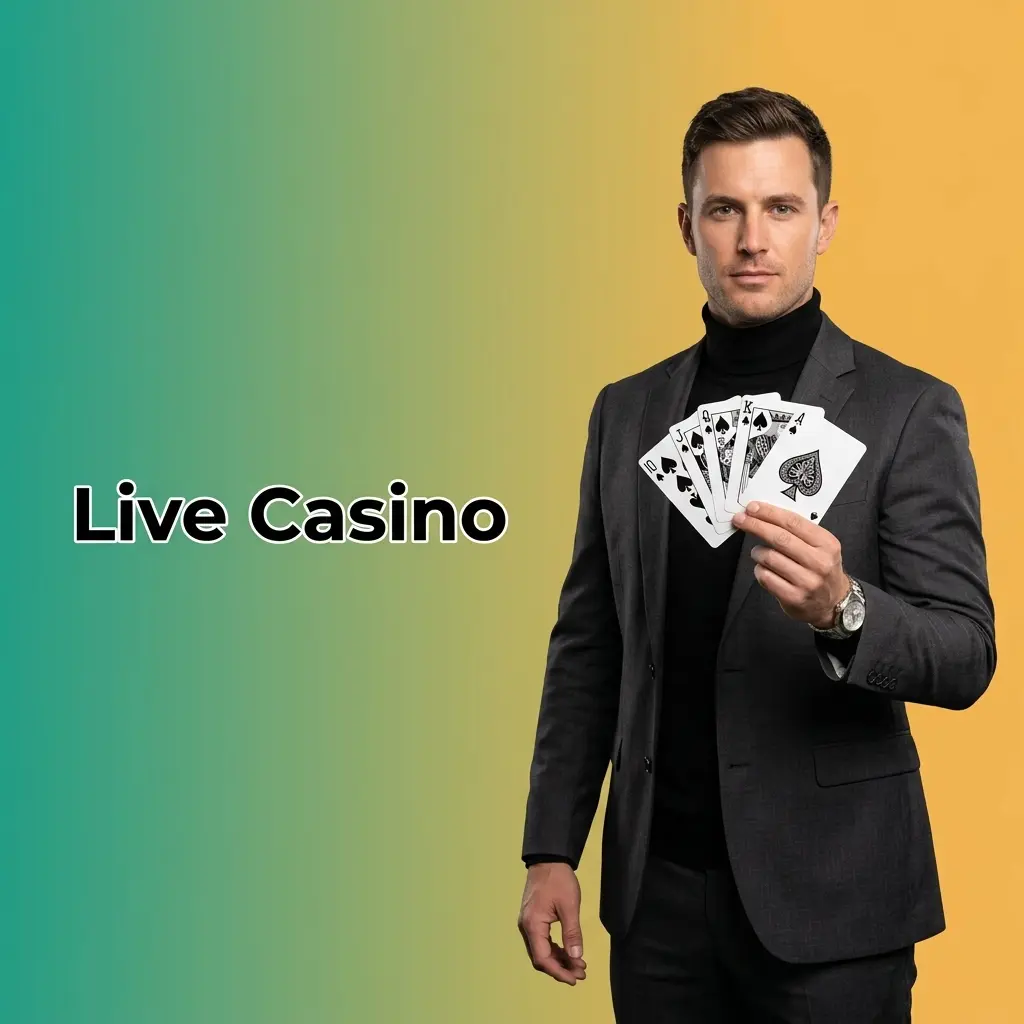 Live dealer streaming a casino table game